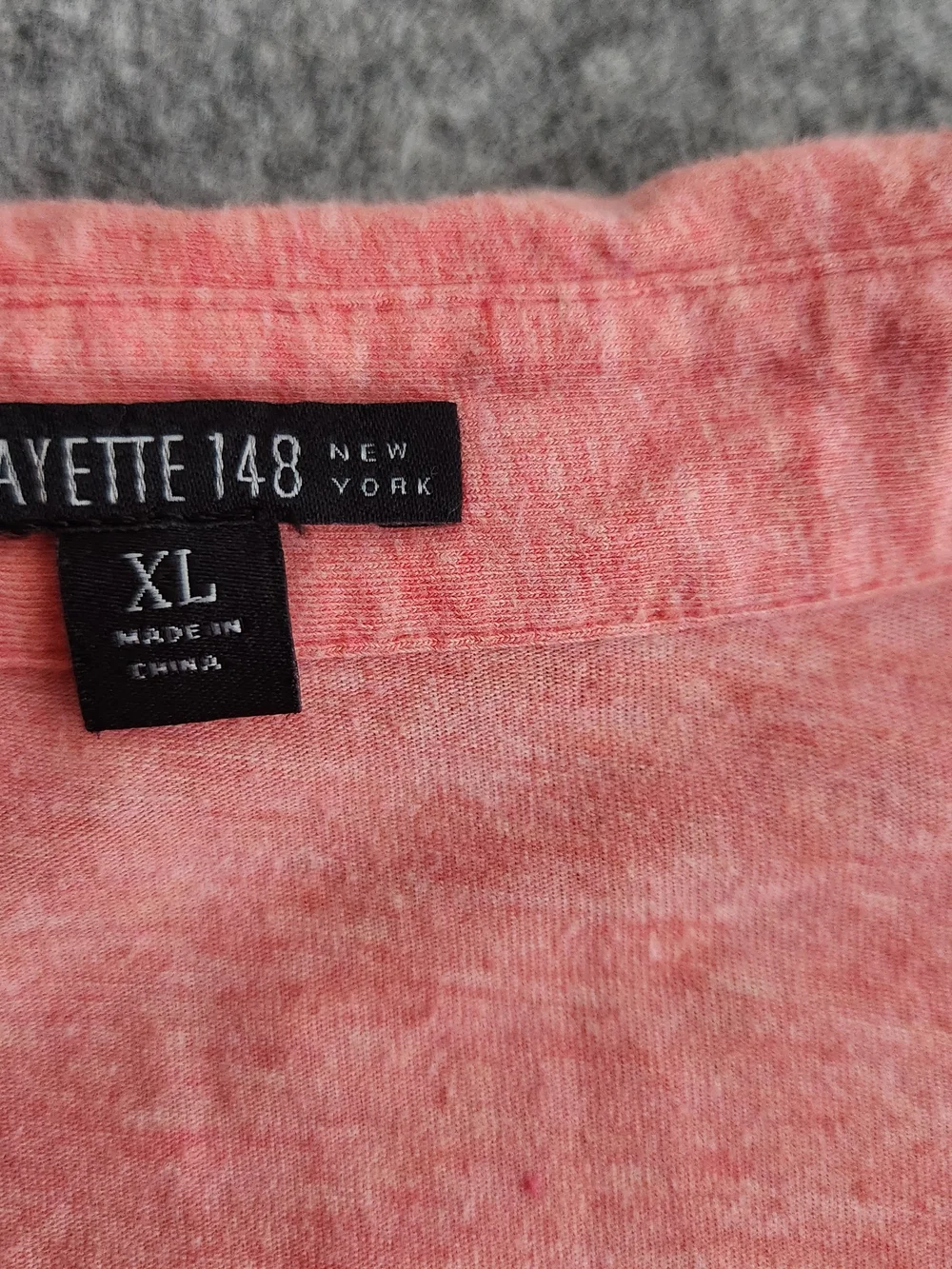 Lafayette 148 New York Roll Tap Top Women's XL Orange Button Front Comfort Soft - Picture 4 of 8